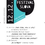 Festival slova 12. 12. v Českých Budějovicích