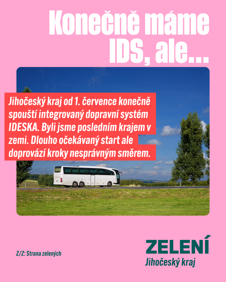 Jihočeský kraj má konečně integrovaný dopravní systém (IDS)